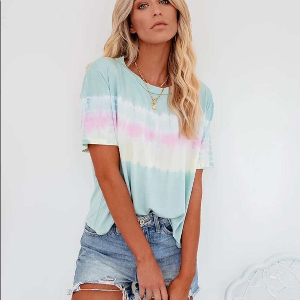Vici easy to love modal tie dye tee